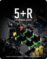 1: 8 Jeep Wrangler Army Green Off-Road Pickup, Adult Collectible Model Cars, 2096 Pcs - BAV BRICK